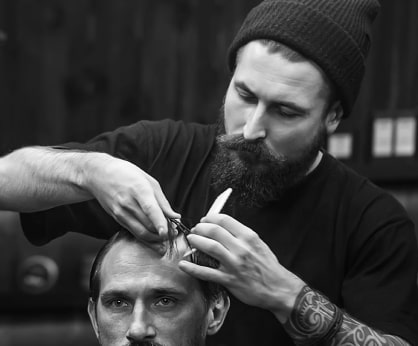 Barber Alan Black